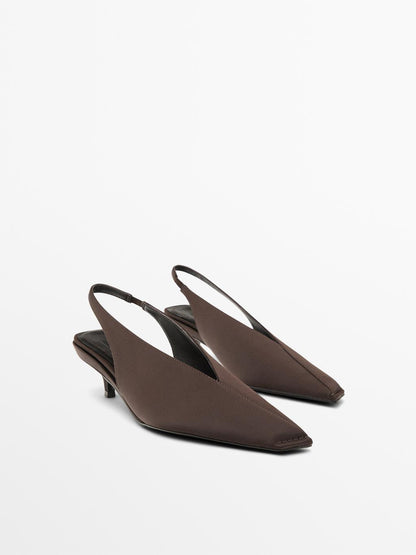Heeled slingback shoes - LIMITED