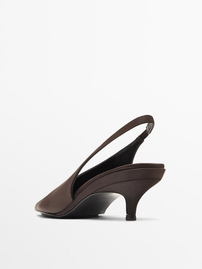 Heeled slingback shoes - LIMITED