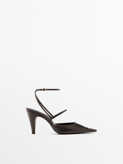 Heeled slingback shoes - Studio