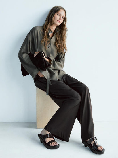 Sandals with wooden heels