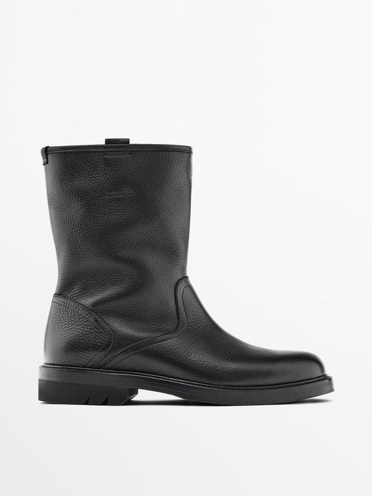 Black nappa boots - LIMITED