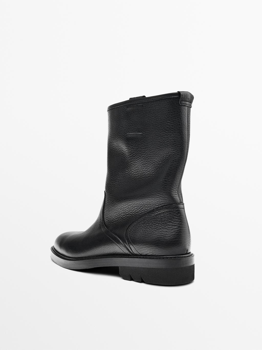Black nappa boots - LIMITED