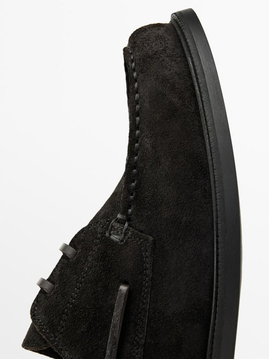 Split leather deck shoes - LIMITED