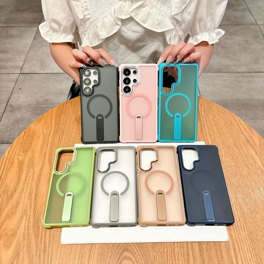 Suitable for Samsung S series Magnetic Integrated Bracket Mobile Phone Case