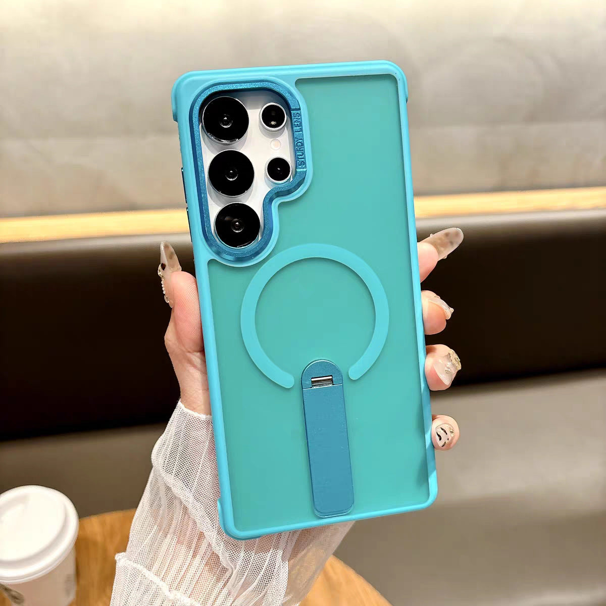 Suitable for Samsung S series Magnetic Integrated Bracket Mobile Phone Case