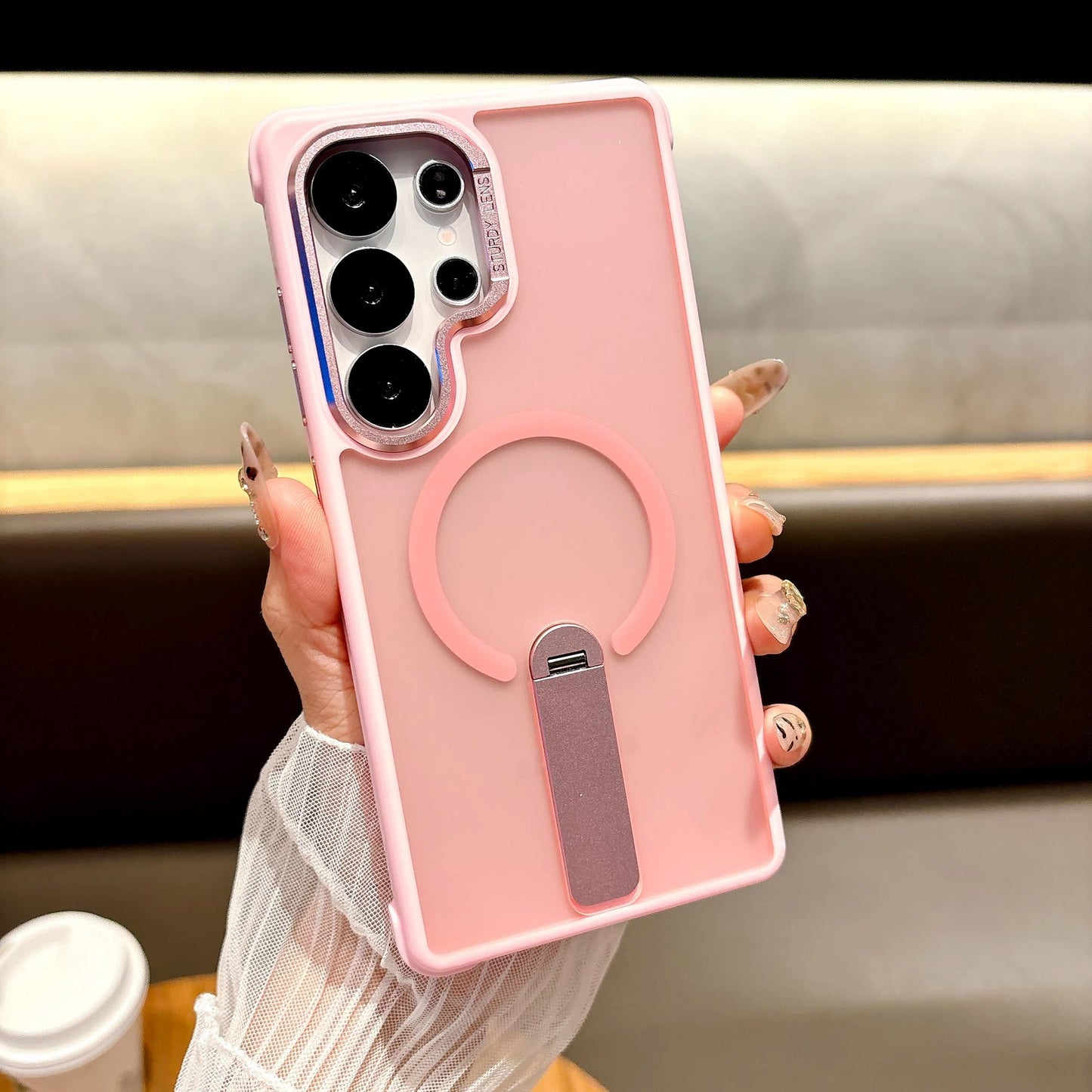 Suitable for Samsung S series Magnetic Integrated Bracket Mobile Phone Case
