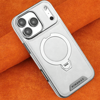 【17 Series Updated】Leather Magnetic Stand Case