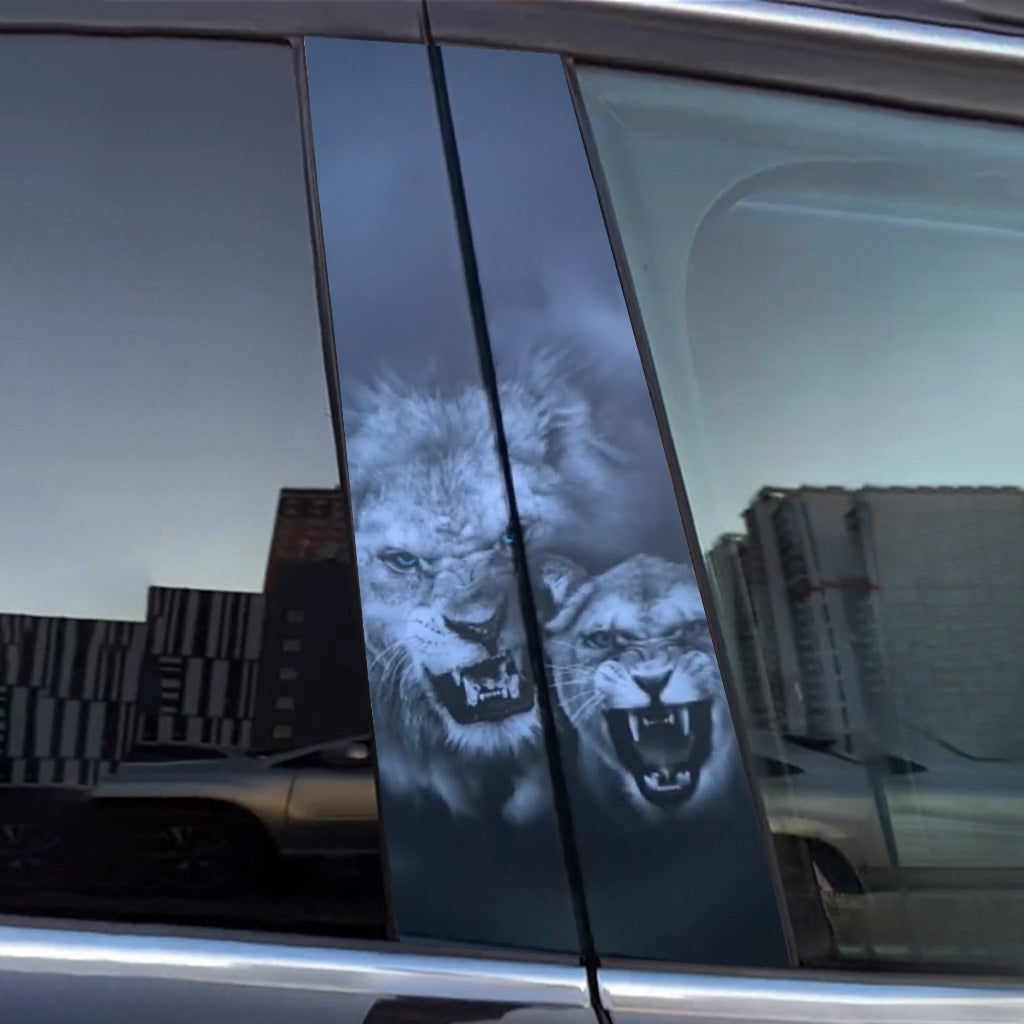 Lion Car Door Stickers