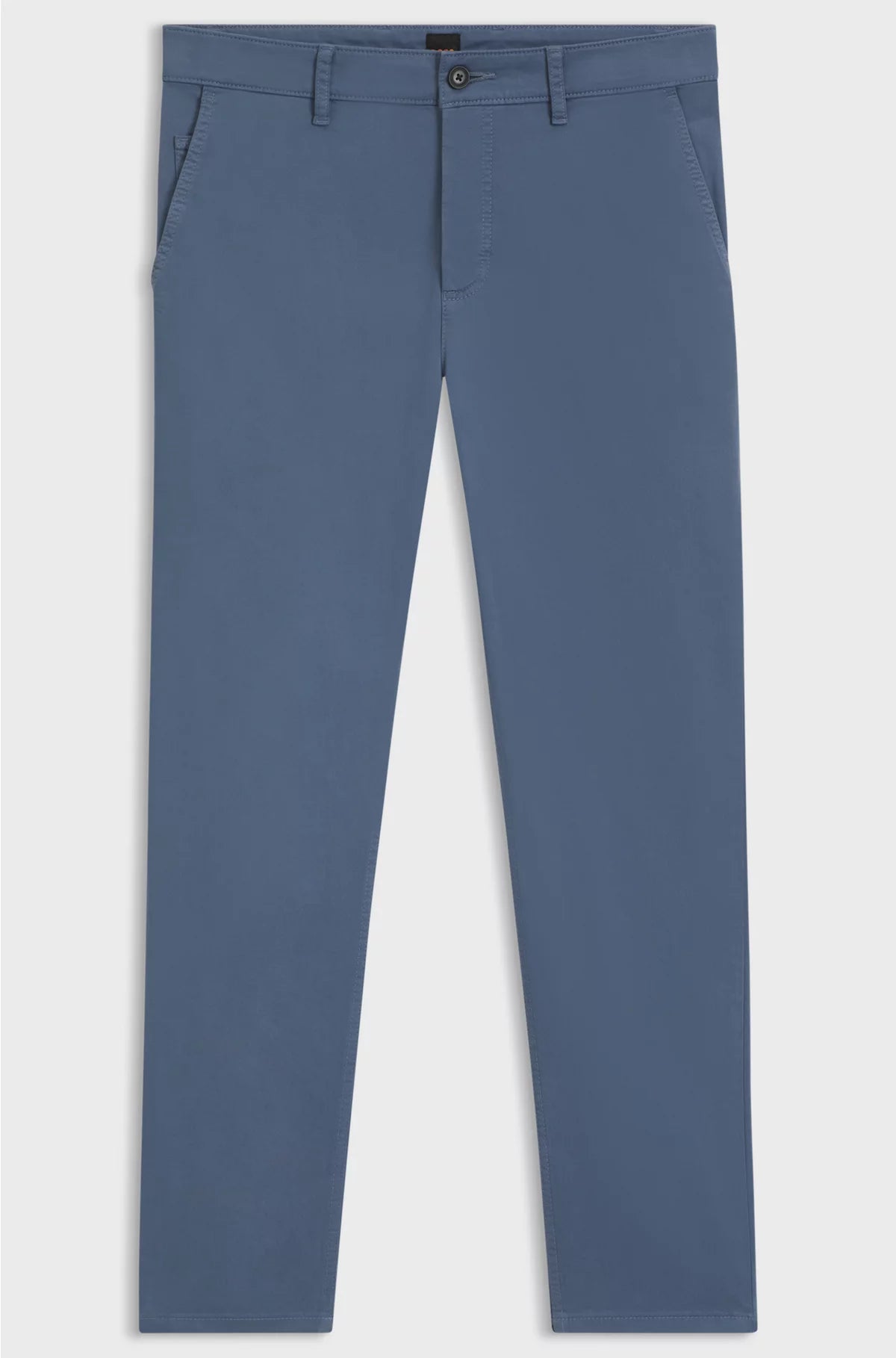 Tapered-fit chinos in stretch-cotton satin