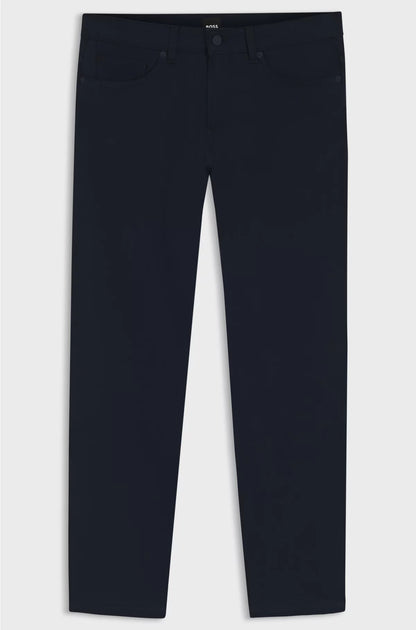 Delaware slim-fit trousers in cotton-blend twill