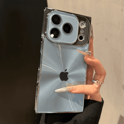 High-end Laser Square Aurora Suitable for iPhone Mobile Phone Case