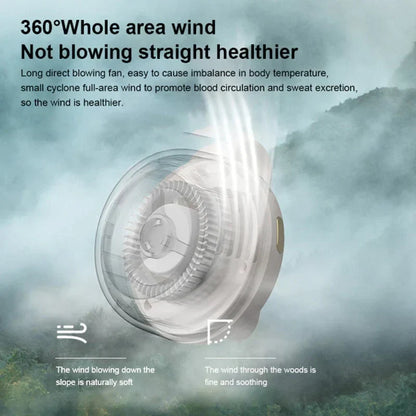 🎁Summer Big Sale-50% OFF⏳Small Whirlwind Clip Waist Neck Fan🌬️❄️